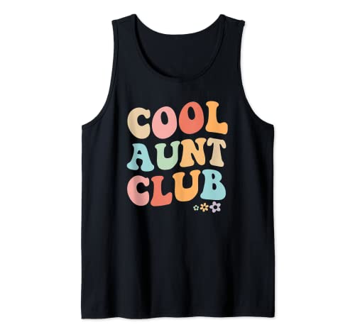 Cool Aunt - Diseño floral vintage para tía de sobrina Camiseta sin Mangas