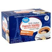 Great Value French Vanilla Ground Coffee Single Serve Cups, Light Roast, 12 Count (Pack of 2) - Thumbnail 2