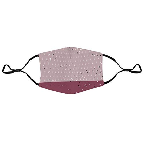 Preisvergleich Produktbild Mugsan Precipitation Glitzer, Unisex, modischer Schutz, Anti-Staub-Baumwolle, Mundschutz, verstellbar, austauschbar, waschbar