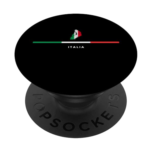 Drapeau Italien Humoristique avec Geste à la Main PopSockets PopGrip Adhésif