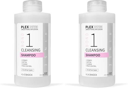 Headshock Plex System Smoothing Infusion | No1 Cleansing Shampoo | 250ml (Pack of 2)