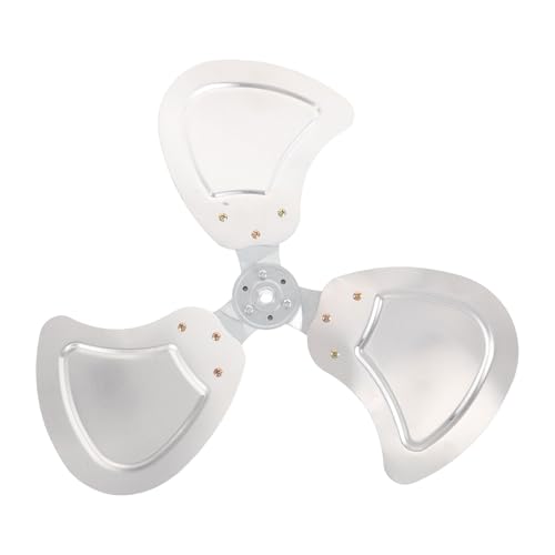 FESTFENDS Fan Blade Replacement: 10 Inch Aluminum Floor Standing Fan Blade - with 3 Leaves & 8mm/0.3