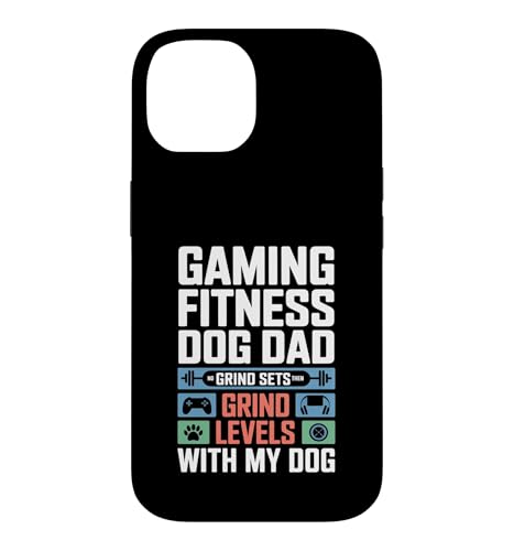 Gaming Fitness Dad Grind Set Then Level With My Dog �X�}�z�P�[�X iPhone 14 �p