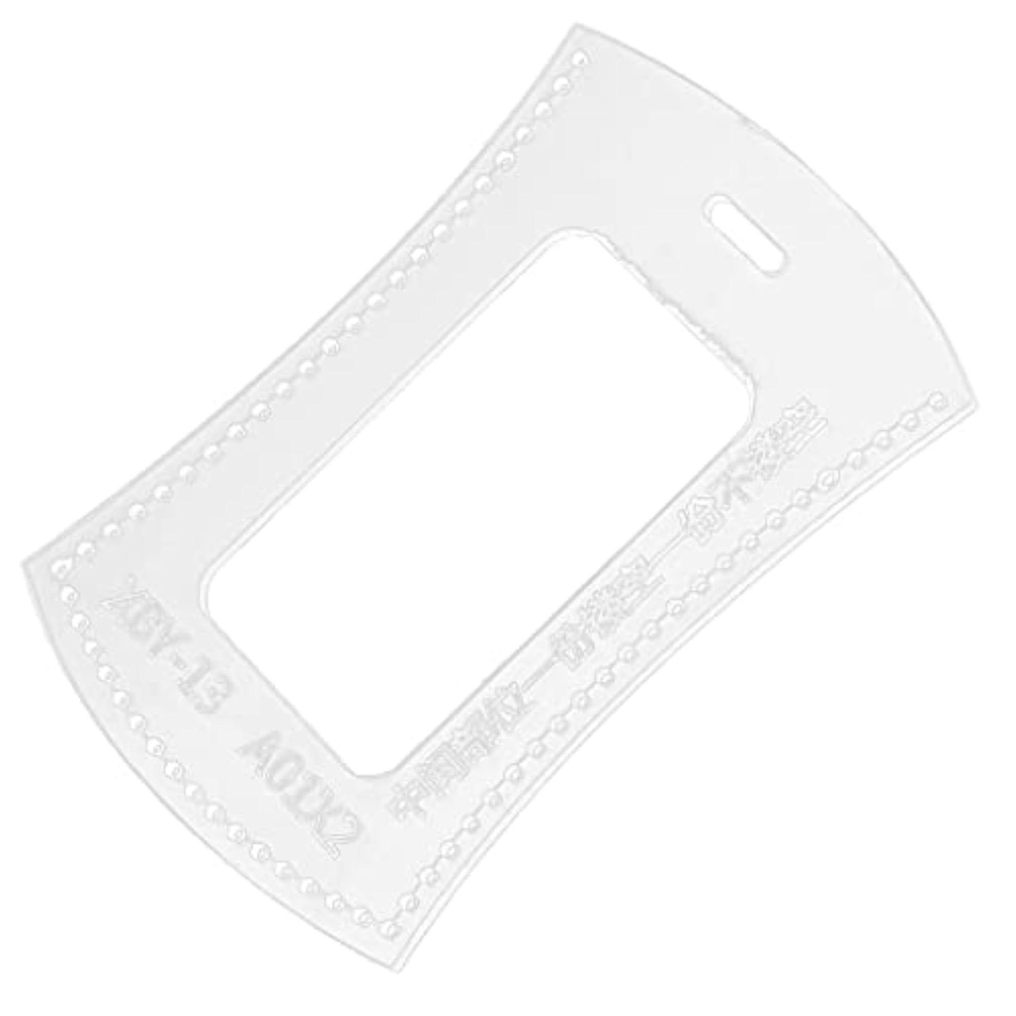 Round Circle Template Ruler Tool for Drafting and Drawing