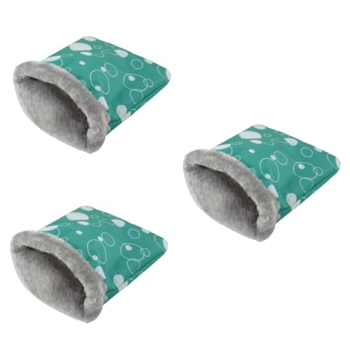 FRCOLOR 3st Igeltuch Aus Guinea Kuschelsack Igel Hamster Warm Schweine-kuschelsack Aus Guinea Igeltasche Hamsterdecke Tier Schlafsack Meerschweinchen Kuschelsack Katzenbett Welpenbett