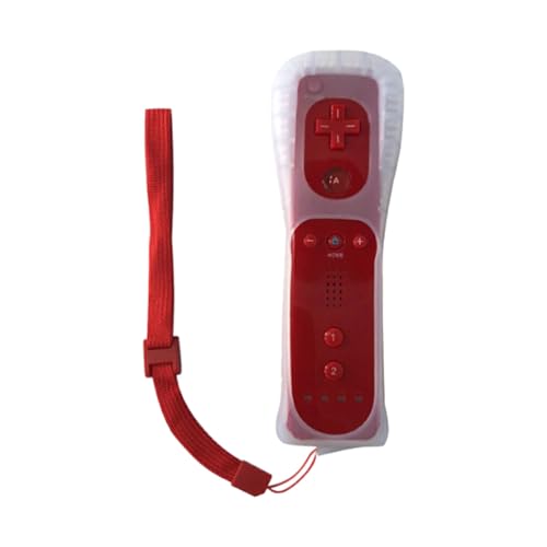 YIUPEDRFG Mando con, fácil operación para una mejor experiencia de juego, artesanía exquisita para mando a distancia Wii, rojo