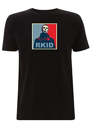 Image of Liam Gallagher RKID Men's T-Shirt Indie Picture Hope Manchester Music Oasis LG X Terrace (XXX Large, Black)