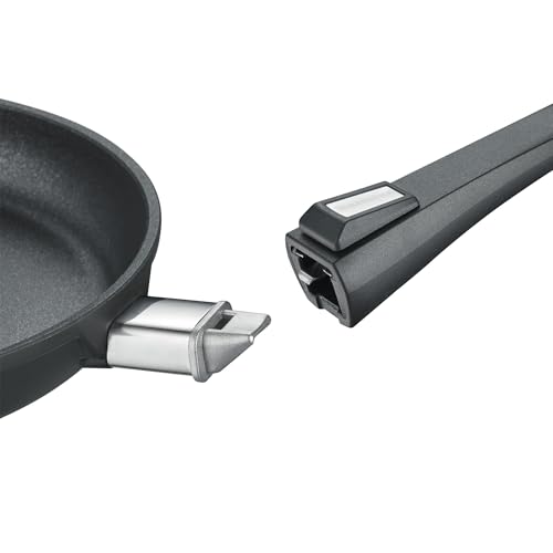 Berndes Vario Click Aluminium Bratpfanne 20 cm mit abnehmbarem Stiel – Induktion & allherdtauglich – PFOA-frei – antihaftversiegelt – spülmaschinengeeignet - backofengeeignet