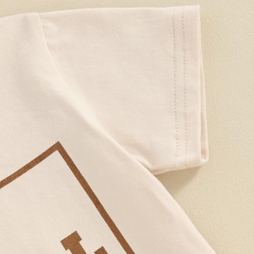 Toddler Baby Boy Clothes Summer Funny Letter Print Shirts Top Solid Pocket Shorts 2PC Sets Kids Casual Outfits4