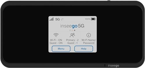 Inseego MiFi X Pro M3000 5G and 4G LTE Hotspot | T-Mobile Unlocked | All Day Battery Life | WiFi 6 Technology Inseego MiFi X Pro M3000 5G and 4G LTE Hotspot | T-Mobile Unlocked | All Day Battery Life | WiFi 6 Technology