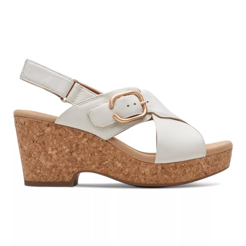 Image of Clarks Collection Women's Giselle Dove Wedge Sandal