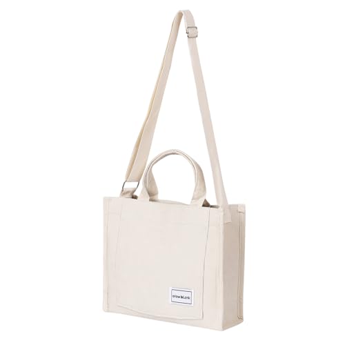 Image of Stylish Corduroy Women's Handbag - Vintage Design, Versatile & Practical for Everyday Use