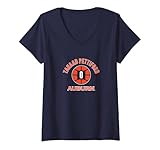 Womens Auburn Basketball: Tahaad Pettiford Name Number Ball V-Neck T-Shirt