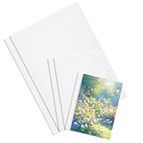 Toile sans acide : le traitement sans acide empêche les pigments de s'oxyder et de jaunir et garantit que les couleurs de l'œuvre d'art restent vives pendant des années. La qualité supérieure du tissu en toile vous permet de réaliser vos idées créatives avec des coups de pinceau précis et des effets structurels
