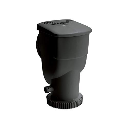 Summer Waves P41005321 10 X 4.9 Foot 32 Inch Deep Dark Herringbone Print Liner Elite Metal Frame Rectangular Above Ground Pool W/Filter Pump & Ladder #TOP3