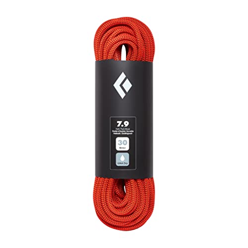 Black Diamond 7.9 Rope, Orange, 30 Meters