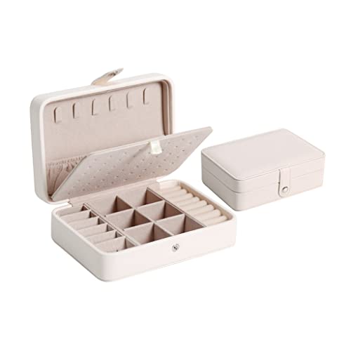 Double Layer Jewelry Organizer Protect Jewelry from Scratches Elegant Portable