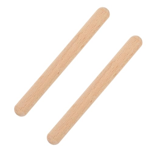 VANZACK 2pcs Beech Erhu Mutes Durable Silencers for Erhu Practice Accessories Khaki