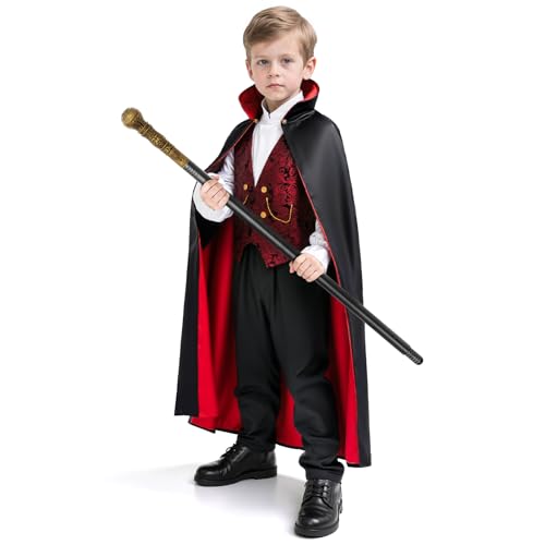 Halloween Scary Vampire Prince Bat Costumes for Toddlers Boys