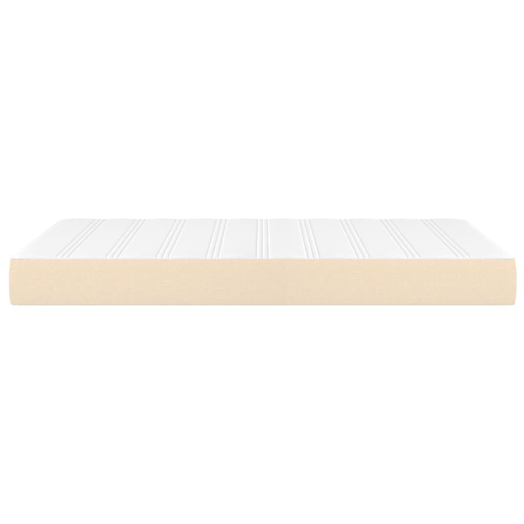 Materasso a molle insacchettate, medio crema, 120 x 200 x 20 cm, tessuto con poliestere traspirante, materasso confortevole per adulti e ragazzi, insonorizzato, ideale per chi dorme sulla