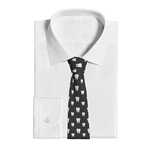 Men‘s Neckties Novelty Skinny Ties for Men Gifts for Office Holiday Party, One Size Neck Tie