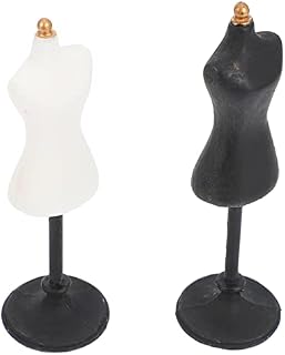 Doll Clothes Dress Mannequin Sewing Form Doll Dress Form Stand Garment Skirt Display Support Female Mannequin Torso Accessories 2pcs
