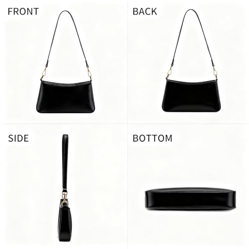 Image of NEBIL Shoulder Bag for Women Small Classic Purses Vegan Leather Clutch Tote HandBags