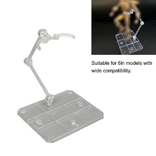 Pack of 10 Figure Stands Transparent Acrylic Action Figures Display Action Figure Holder with Screwdriver - Image 2