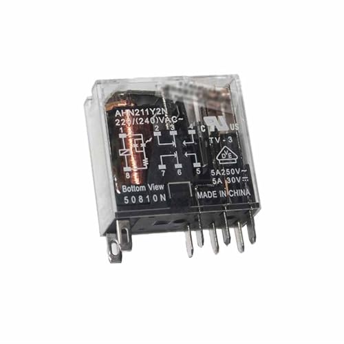 Relais intermédiaire AHN211Y2N 220VAC 240VAC 5A 8PIN pour automatisme et commande électrique