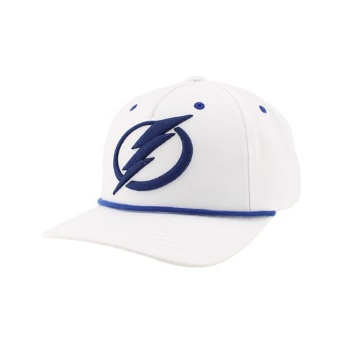 Tampa Bay Lightning NHL Officially Licensed Rope Hat Snapback Memento White