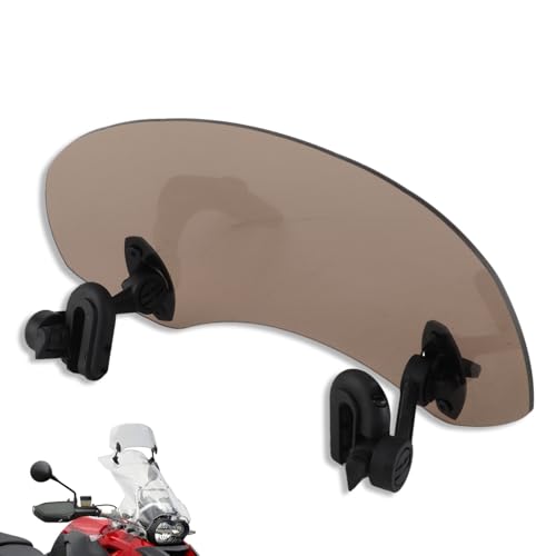 Pare-brise de moto extension réglable 285x125 mm pour un grand confort lors de vos voyages