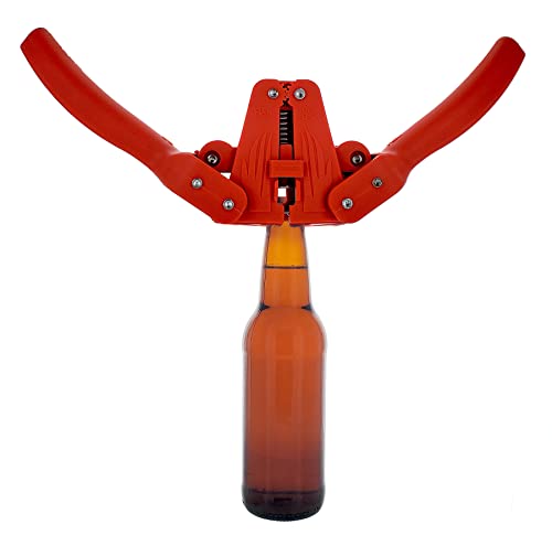 Chicago Brew Werks Baron Bottle Capper With Crown Oxygen Absorbing Beer Bottle Caps (144, Red #TOP6