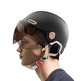 kinrguiyuez Fahrradhelm für Erwachsene, reflektierendes Design, Fahrradhelme mit winddichter Brille, Motorradzubehör, Skateboardausrüstung für Familie, Freunde