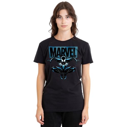 Spiderman 2 T-Shirt Femme Symbiote pour Soirées Gaming et Sorties Décontractées