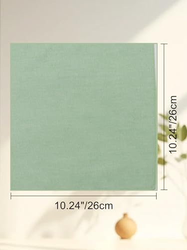 Image of Mantieqingway Cotton Handkerchiefs for Men Solid Color Pocket Square for Suit Formal Wedding Church