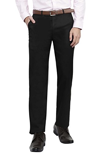 Image of Mc Henry Men's Regular Fit Wrinkle Free Stretchable Formal Trousers for Men