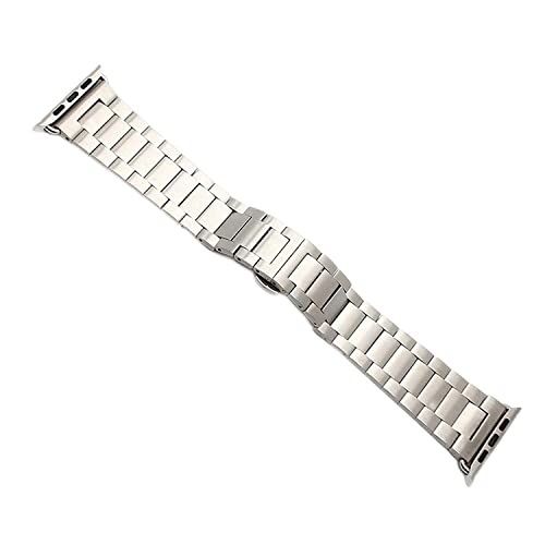 Bracelet de montre homme or argenté 38 mm 42 mm acier inoxydable