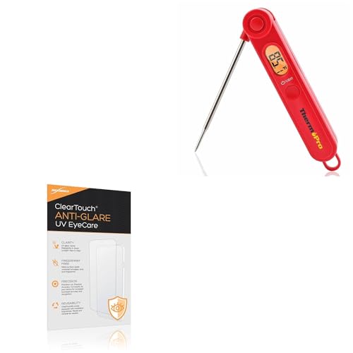 BoxWave Screen Protector Compatible With ThermoPro TP03 - ClearTouch Anti-Glare Anti-UV EyeCare (2-Pack), Filters out Harmful Blue Light Reduce Fatigue