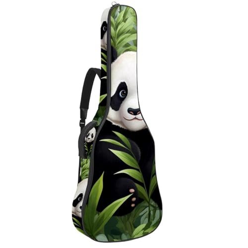 Étui guitare acoustique panda mignon pour vos déplacements musicaux et cours de guitare