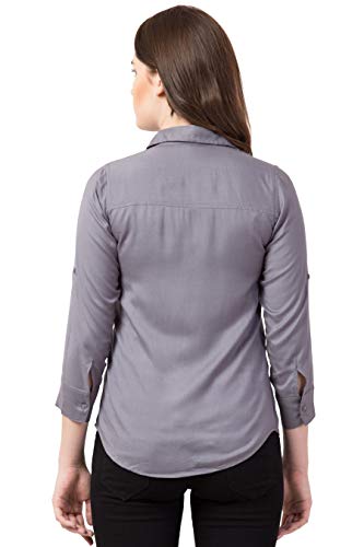 Image of FUNDAY FASHION Women's Rayon Blend Regular Fit Long Sleeve All Purpose Shirt