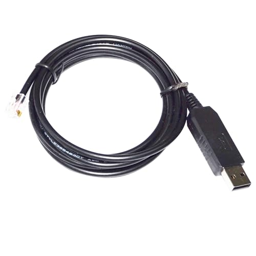 GKJHTED INDUSTRIAL FT232RL CHIP USB to RS232 RJ11 RJ9 4P4C SERIAL CABLE for PC to HAND CONTROL of CELESTRON Mount KABLE(1.8M)