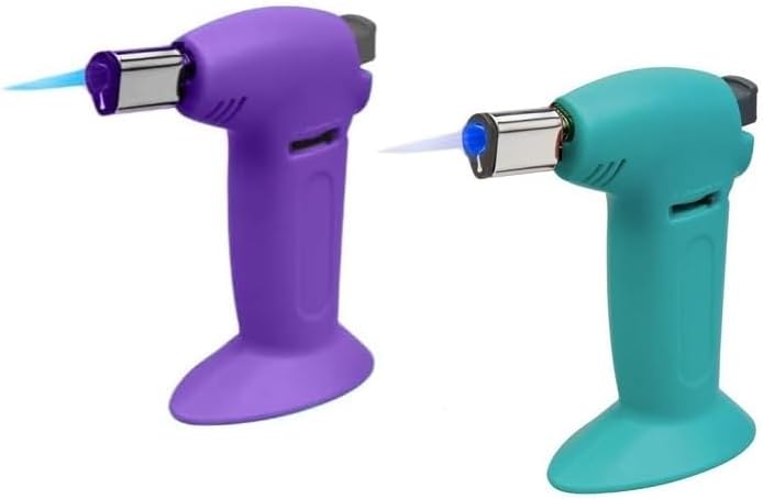 2Pcs Lab Torch Electronic Lighter Micro Blow Torches Lab, Dental, Medical, Backing Electronic Ignition, Adjustable Flame Blow Torch