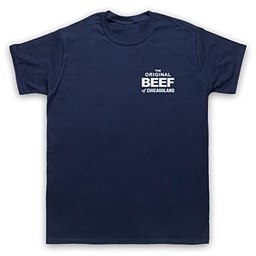 Camiseta de personal original de The Bear Beef de Chicagoland para hombres, azul marino, XL