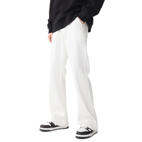 Men's Denim Pants Summer Vintage Striped Denim Casual Loose Trousers