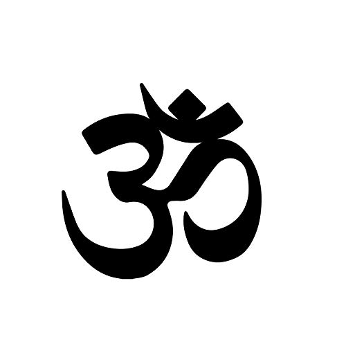 Image of eCraftIndia inchOm Black Engineered Wood Cutout Wall Art Decor - Perfect Wall Hanging for Yoga Or Meditation Room - Modern Wall Decoration Item - Gift for Housewarming, Birthday, Anniversary, Diwali