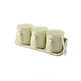  SMEJS Würzen Box - Kann Hung Be Supplies Würzen Box Gewürz Glas Gewürz Box Salzstreuer-Set (Color : B)
