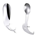 Garneck Ouvre-Fruits Passion 2 Pièces en Acier Inoxydable, Cuillère Découpe-Fruits De D...