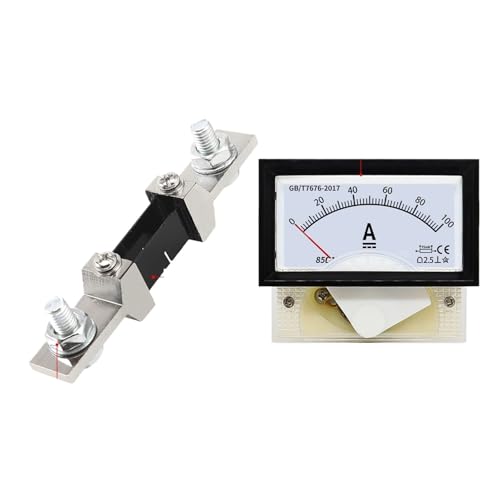 Ampèremètre analogique DC à pointeur précis 400A calibre 75mV