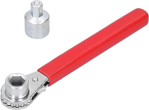 CYTGOUPER 10mm Ratchet Wrench, Easy to Carry and Store Compact Size Battery Terminal Wrench,5/16in 0.4in Car Battery Wrench for Car