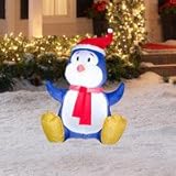 Gemmy Airblown Baby Penguin 3.5 ft Christmas Inflatable